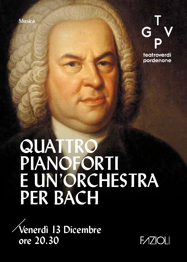 Quattro pianoforti e un’orchestra per Bach