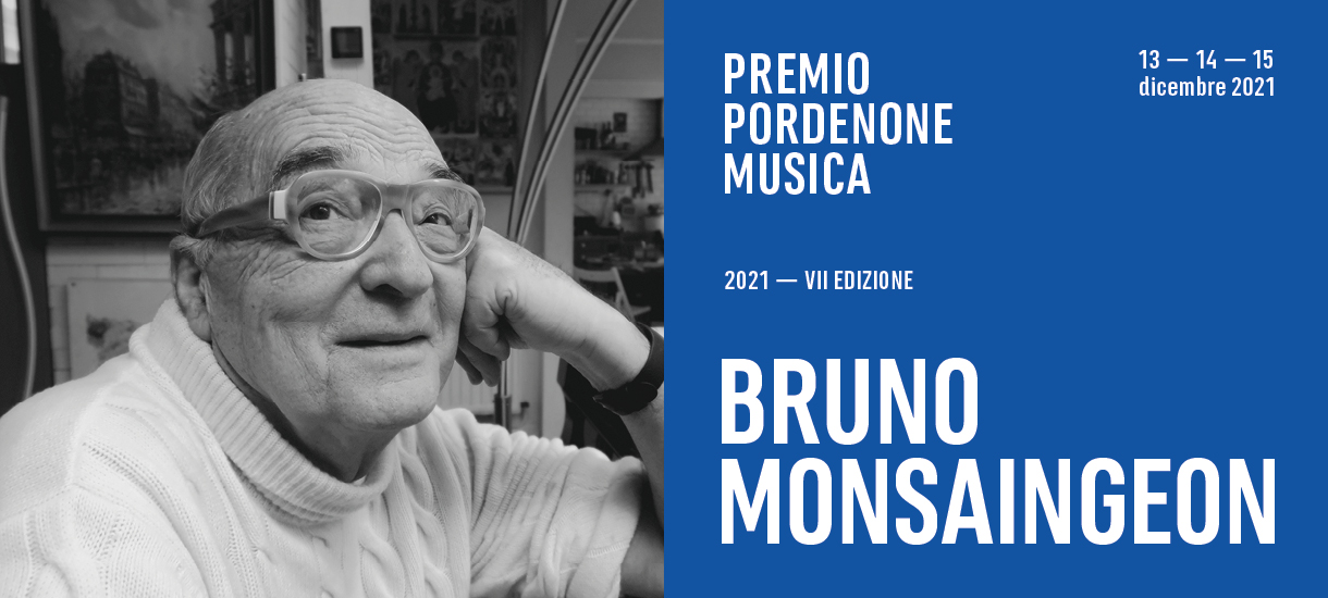 Premio Pordenone Musica 2021- Bruno Monsaingeon