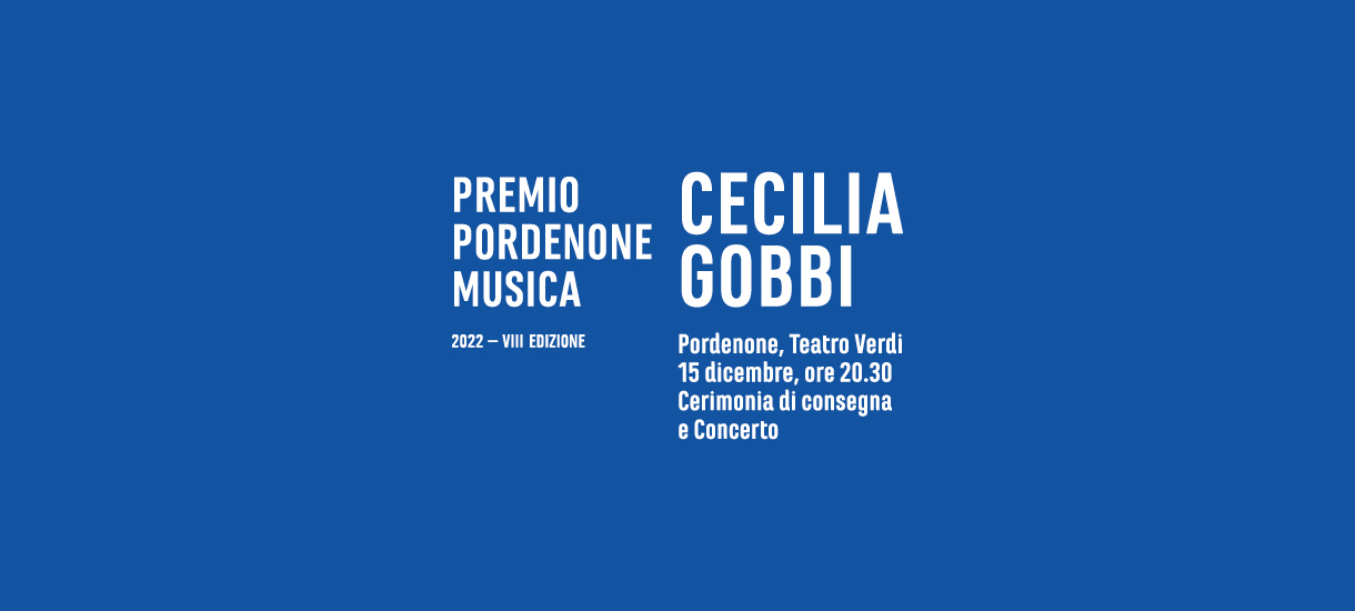Premio Pordenone Musica 2022- Cecilia Gobbi