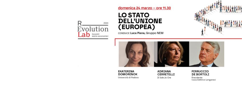 Domenica 24 marzo R-Evolution/Lab: “Lo stato dell’Unione (Europea)”