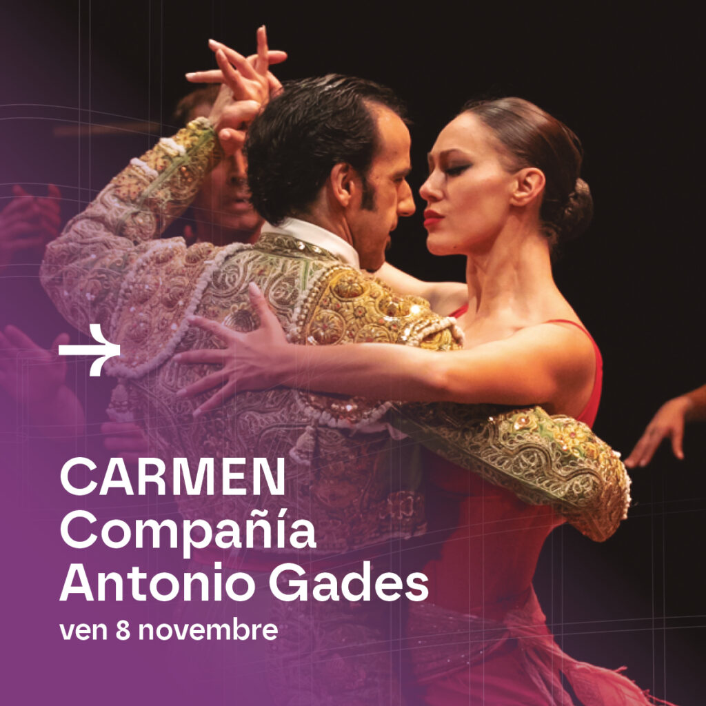 Venerdì 8 novembre il primo appuntamento di Danza con “Carmen”