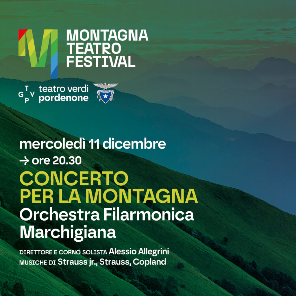 Mercoledì 11 dicembre Concerto per la Montagna