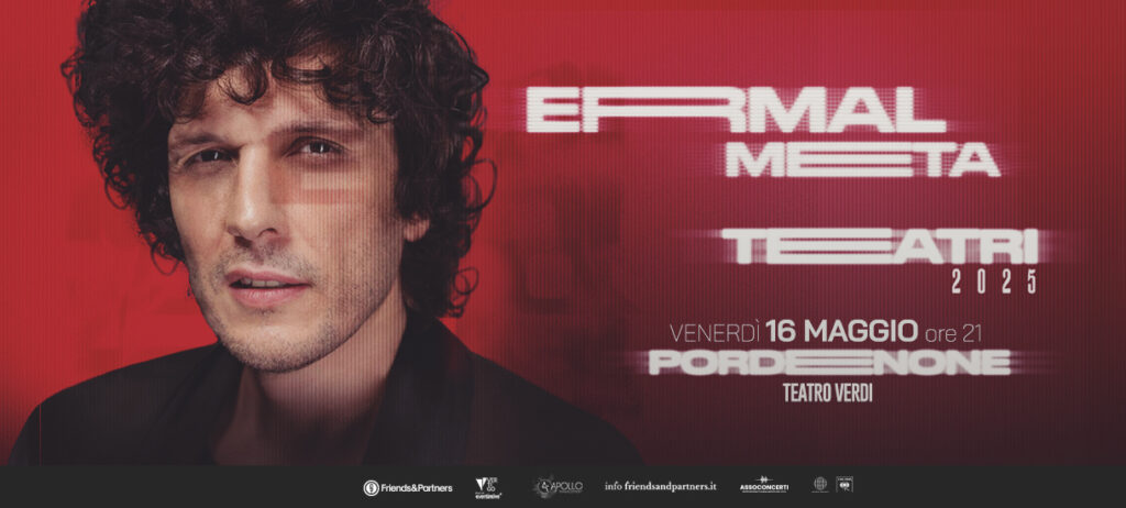 Ermal Meta in Teatro il 16 maggio