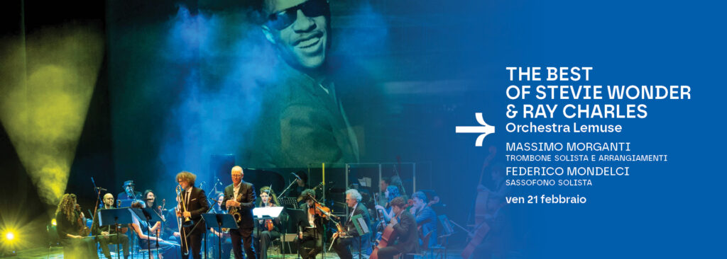 Venerdì 21 febbraio “The Best of Stevie Wonder & Ray Charles”