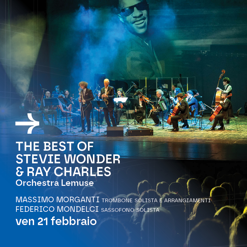 Venerdì 21 febbraio “The Best of Stevie Wonder & Ray Charles”