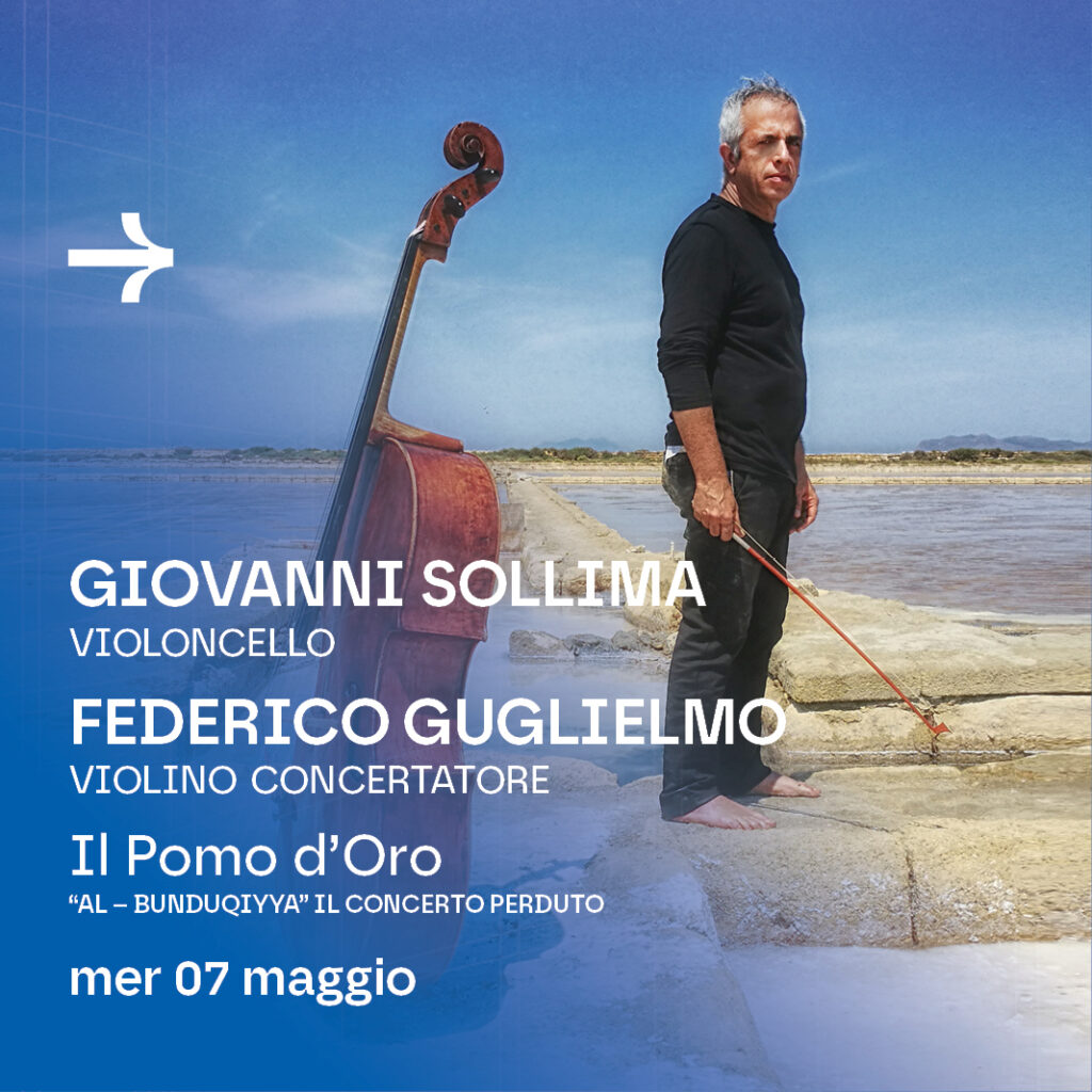 Giovanni Sollima e l’orchestra Il Pomo d’Oro, mercoledì 07 maggio ore 20.30