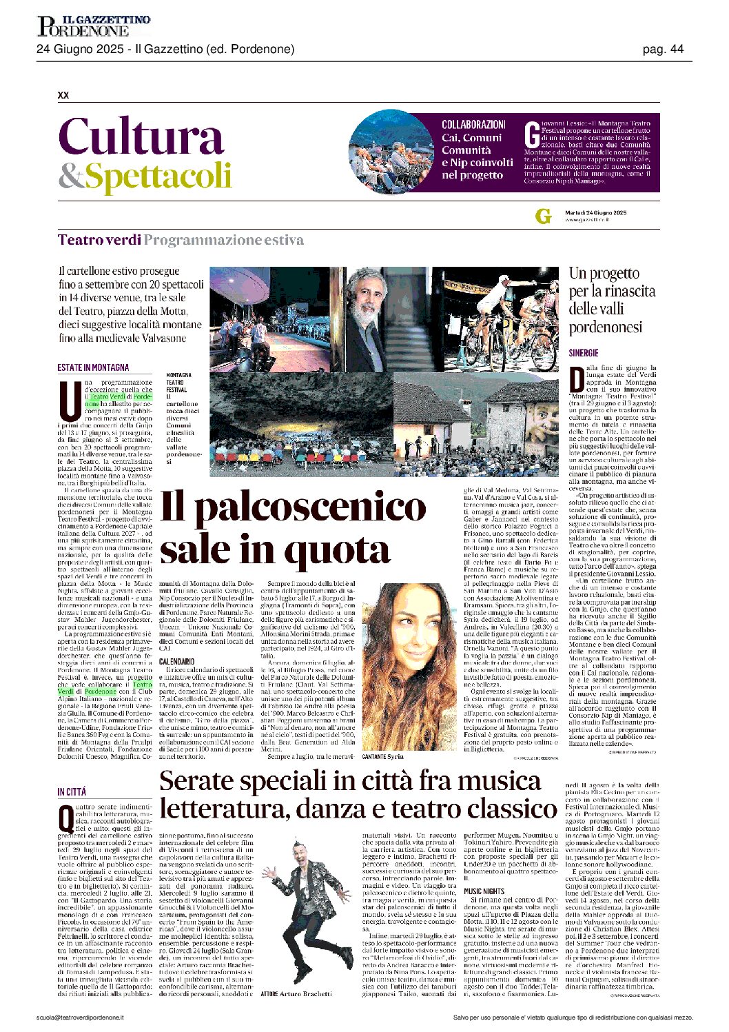 Rassegna stampa all’11 luglio 2025