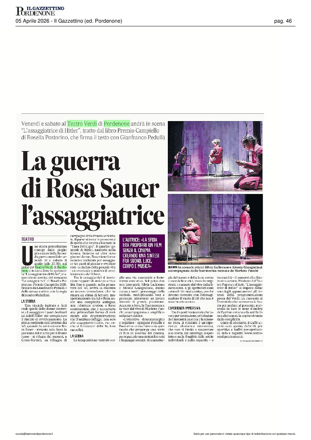 Rassegna stampa al 13 aprile 2026