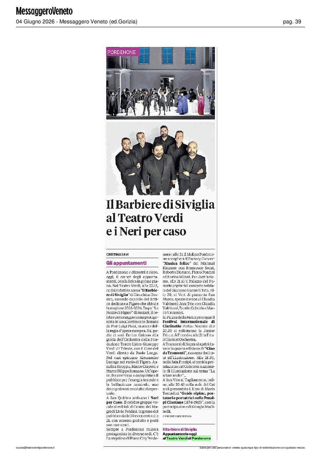 Rassegna stampa al 9 giugno 2026